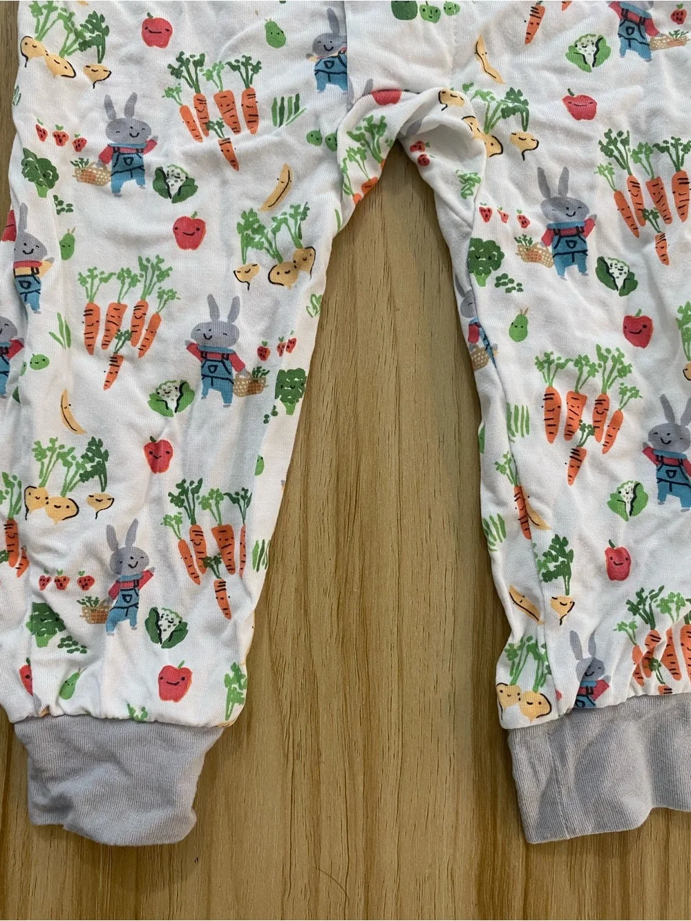 Magnetic Me Bamboo Pajama One Piece with Farm and Bunny Print, Long Sleeves
